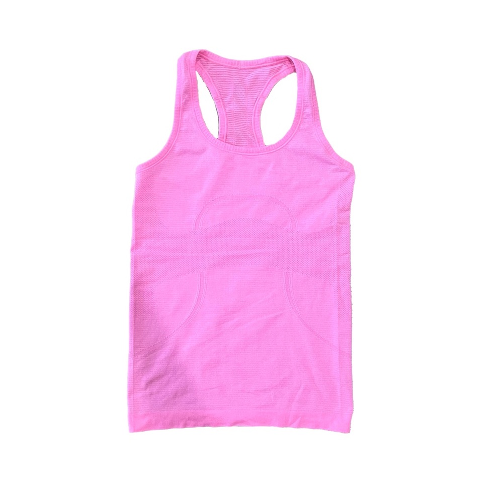 Lululemon swiftly tech pink tank size 4